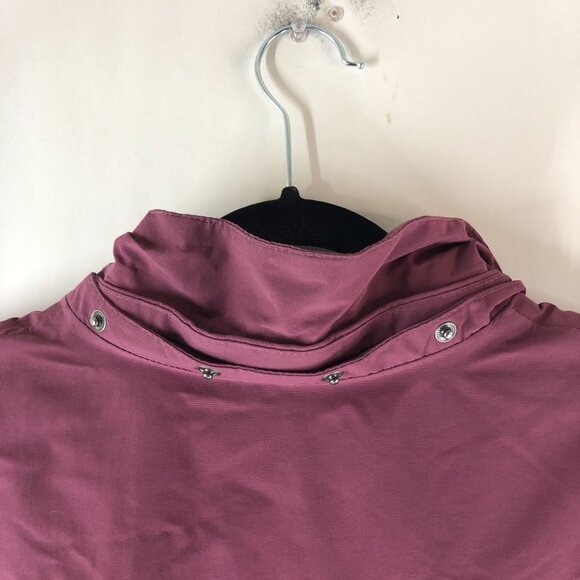 Eddie Bauer Womens Water Resistant Jacket Nylon Softshell Pockets Purple XL - Picture 3 of 7